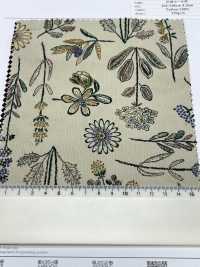 8025-1795-2 21W Corduroy Embroidered Flowers[Textile / Fabric] HOKKOH Sub Photo