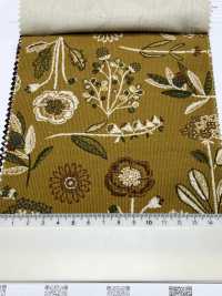 8025-1795-2 21W Corduroy Embroidered Flowers[Textile / Fabric] HOKKOH Sub Photo