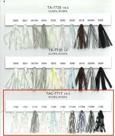 TAC-7717 Fancy Yarn, Tape Yarn