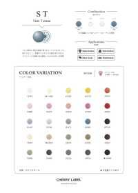 CL-CB CHERRY LABEL Product Color Sample Book[Press Fastener/ Eyelet Washer] Kajitec Sub Photo