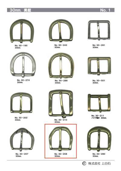30-258 30mm Buckle