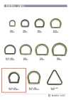 20-532 Thick Dog Half-Moon Ring 20mm