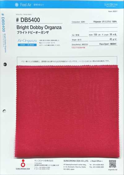 DB5400 Bright Dobby Organza