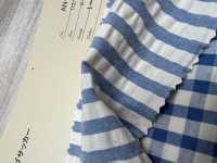 AN-9104 Cotton Indigo Seersucker[Textile / Fabric] ARINOBE Sub Photo