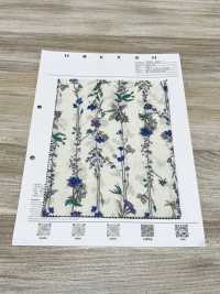 3025-650-1 60 Lawn Vertical Flowing Flowers [outlet][Textile / Fabric] HOKKOH Sub Photo