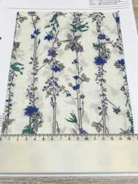 3025-650-1 60 Lawn Vertical Flowing Flowers [outlet][Textile / Fabric] HOKKOH Sub Photo