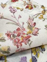4025-660-4 60 Lawn Watercolor Flowers [outlet][Textile / Fabric] HOKKOH Sub Photo