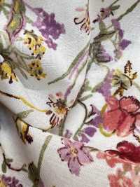 4025-660-4 60 Lawn Watercolor Flowers [outlet][Textile / Fabric] HOKKOH Sub Photo