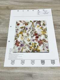 4025-660-4 60 Lawn Watercolor Flowers [outlet][Textile / Fabric] HOKKOH Sub Photo