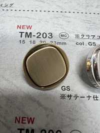 TM-203 Metal Buttons, Clear Coating On The Inside DAIYA BUTTON(DAIYA BUTTON) Sub Photo