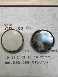 CD-132 Metal Buttons, Back Foot, Edge DAIYA BUTTON(DAIYA BUTTON) Sub Photo