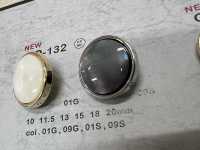 CD-132 Metal Buttons, Back Foot, Edge DAIYA BUTTON(DAIYA BUTTON) Sub Photo