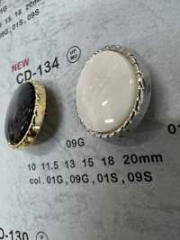 CD-134 Metal Buttons, Back Foot, Edge DAIYA BUTTON(DAIYA BUTTON) Sub Photo