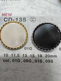 CD-135 Metal Buttons, Back Foot, Edge DAIYA BUTTON(DAIYA BUTTON) Sub Photo