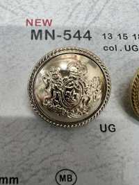 MN-544 Emblem Metal Button Back Foot Edged DAIYA BUTTON(DAIYA BUTTON) Sub Photo