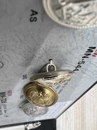 MN-544 Emblem Metal Button Back Foot Edged DAIYA BUTTON(DAIYA BUTTON) Sub Photo