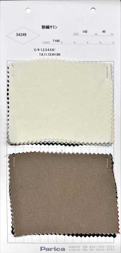 54349 Split Microfiber Satin