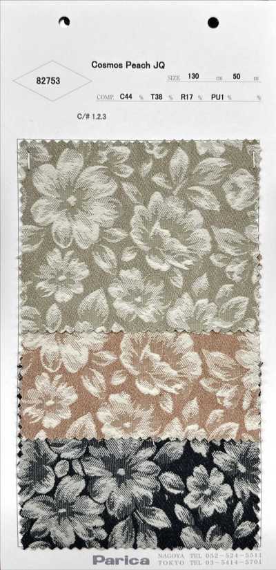 82753 Cosmos Peach Jacquard