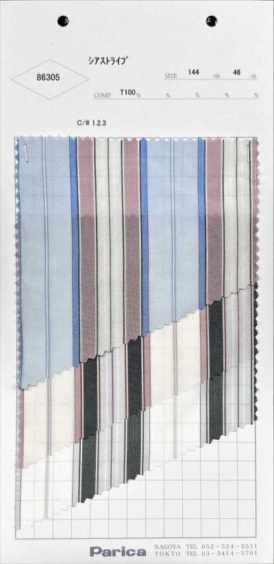 86305 Sheer Stripe