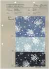850528 SEVENBERRY® Sheeting Blue Garden Bouquet