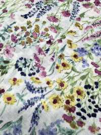 4026-660-2 60 Lawn Watercolor Flowers[Textile / Fabric] HOKKOH Sub Photo