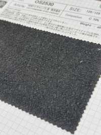 OS2530 HEMP/C Canvas, Charcoal And Persimmon Dyeing[Textile / Fabric] SHIBAYA Sub Photo