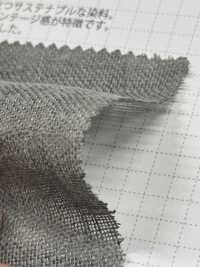OS2833 Linen Gauze Dyed With Persimmon Tannins And Charcoal[Textile / Fabric] SHIBAYA Sub Photo