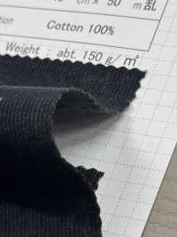 SBA8169 Yarn Dyed Sulfurized Black Corduroy[Textile / Fabric] SHIBAYA Sub Photo