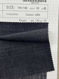 SBA8169 Yarn Dyed Sulfurized Black Corduroy[Textile / Fabric] SHIBAYA Sub Photo