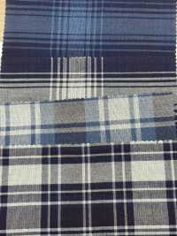 SBA8164 Yarn Dyed Indigo Corduroy[Textile / Fabric] SHIBAYA Sub Photo