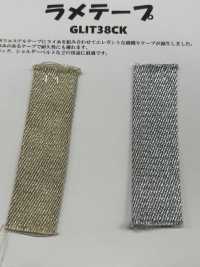 GLIT38CK Polyester Lamé Tape 2.5mm Thick, 38mm Wide[Ribbon Tape Cord] Sub Photo