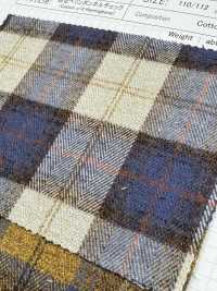 AW1704 Twisted Herringbone Flannel Check[Textile / Fabric] SHIBAYA Sub Photo