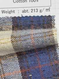 AW1704 Twisted Herringbone Flannel Check[Textile / Fabric] SHIBAYA Sub Photo