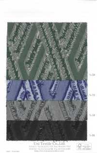 KYC849-D1 Yarn Dyed Cut Jacquard[Textile / Fabric] Uni Textile(Komon Studio) Sub Photo