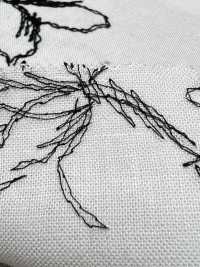 KCL524-D681 Rayon Linen Canvas Embroidery[Textile / Fabric] Uni Textile(Komon Studio) Sub Photo