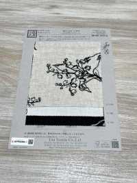 KCL524-D2896 Rayon Linen Canvas Lace[Textile / Fabric] Uni Textile(Komon Studio) Sub Photo