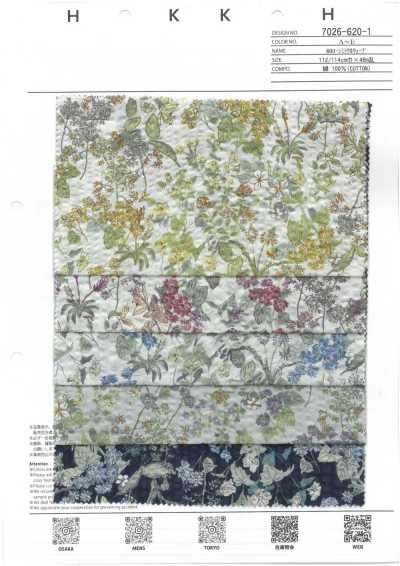 7026-620-1 80 Lawn Miracle Wave Botanical Small Flowers