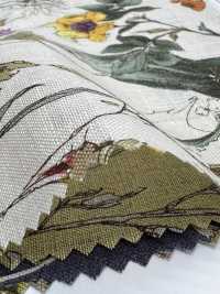 8026-780-1 100% Linen Watercolor Flowers[Textile / Fabric] HOKKOH Sub Photo