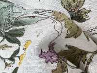 8026-780-1 100% Linen Watercolor Flowers[Textile / Fabric] HOKKOH Sub Photo