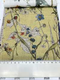 8026-780-1 100% Linen Watercolor Flowers[Textile / Fabric] HOKKOH Sub Photo