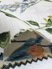 8026-790-2 Linen Loomstate With Hand-painted Flowers[Textile / Fabric] HOKKOH Sub Photo