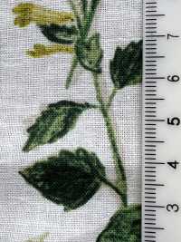 8026-790-2 Linen Loomstate With Hand-painted Flowers[Textile / Fabric] HOKKOH Sub Photo