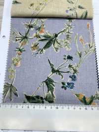 8026-790-2 Linen Loomstate With Hand-painted Flowers[Textile / Fabric] HOKKOH Sub Photo