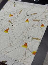 KTS7116 Linen Loomstate With Dense Penguin Print[Textile / Fabric] Cotton Kobayashi Sub Photo
