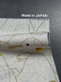 KTS7116 Linen Loomstate With Dense Penguin Print[Textile / Fabric] Cotton Kobayashi Sub Photo