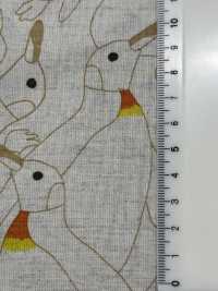 KTS7116 Linen Loomstate With Dense Penguin Print[Textile / Fabric] Cotton Kobayashi Sub Photo