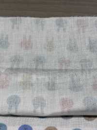 KTS3217 Double Gauze Rabbit Print[Textile / Fabric] Cotton Kobayashi Sub Photo