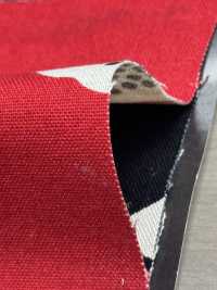 UP5928 Linen Linen Canvas Peach Flower Print[Textile / Fabric] Cotton Kobayashi Sub Photo