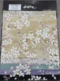 KTS6850 Southern Cross Sakura Pattern Print[Textile / Fabric] Cotton Kobayashi Sub Photo