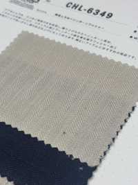 CHL-6349 Linen Uneven Thread Henley Reborn Washer Processing[Textile / Fabric] Kuwamura Textile Sub Photo